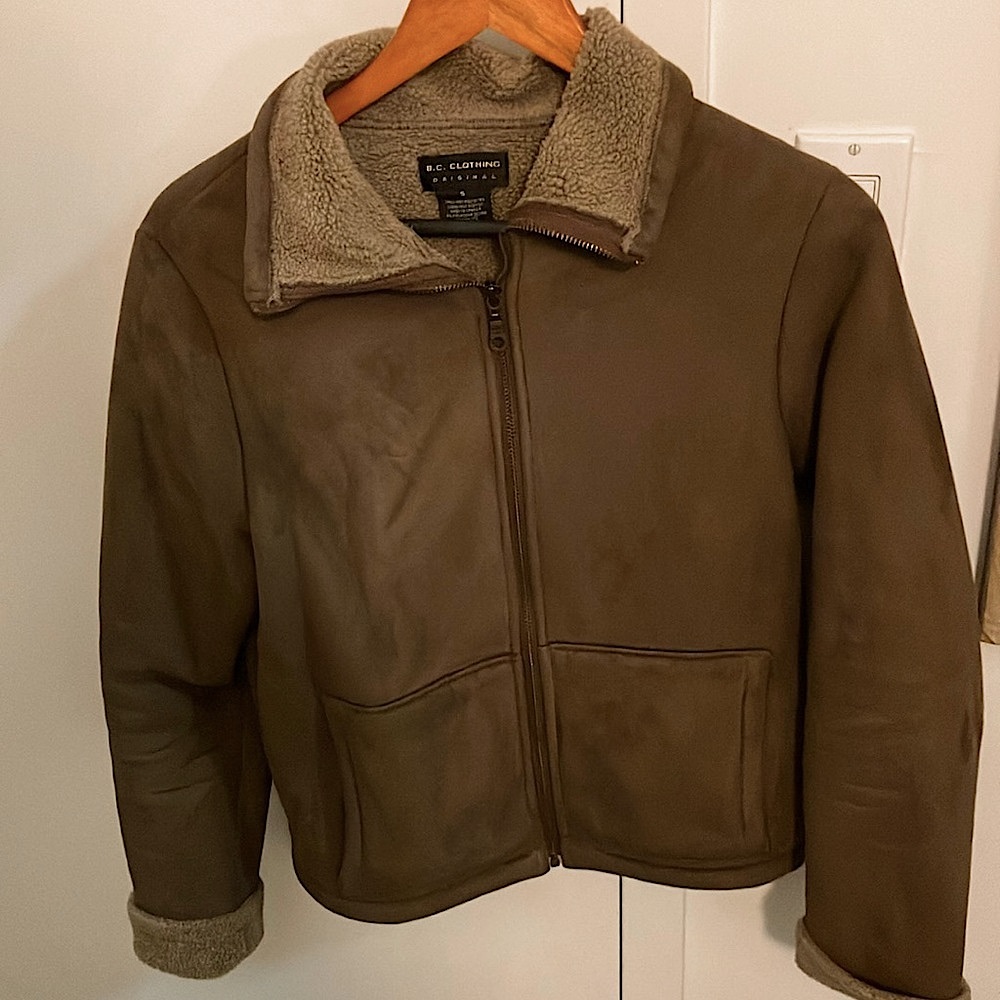 B.C. Clothing Women’s Brown Shearling Jacket